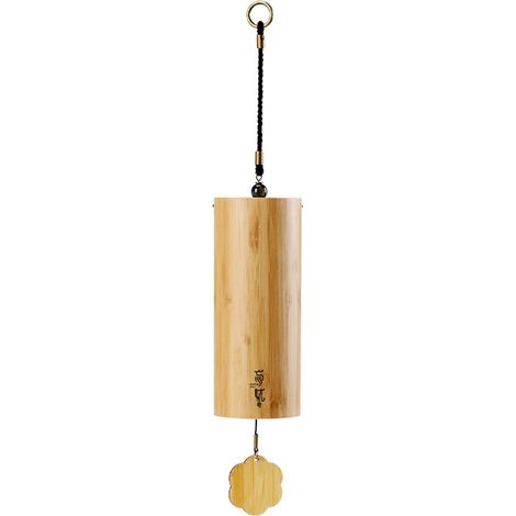 Grelot Éolien À Manivelle - 8 Notes - Style Japonais - Pour Intérieur Et Extérieur - En Bambou Naturel - 1 Pièce (1/5)
