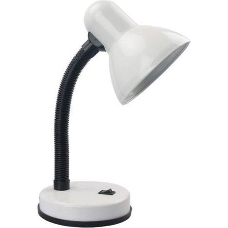 Lampe de bureau flexible blanche (1/4)