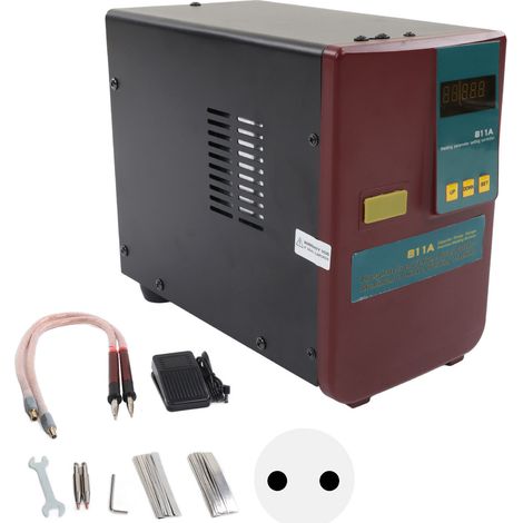 Poste de soudage par points 36KW, écran numérique multifonction, machine de soudage intelligente à stockage d'énergie, prise UE 220V (1/5)
