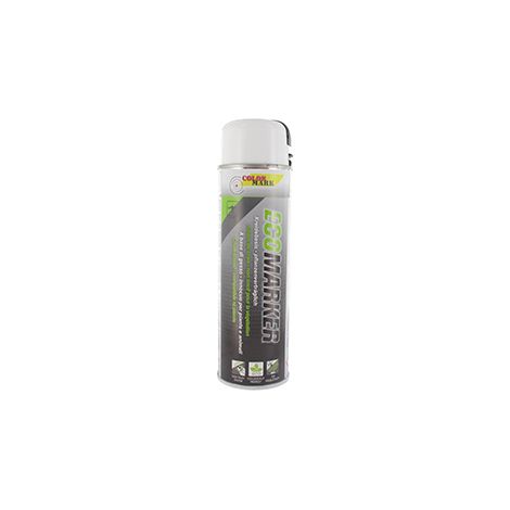 Kreide-Markierung im Aerosol 500 ml - Weiß. Für Markierungen, die nur kurze Zeit sichtbar bleiben sollen.