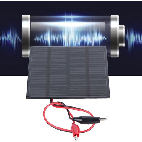 Module de panneau solaire 2W 6V avec clip, carte de charge solaire DIY pour jouets et lampes. (1/5)