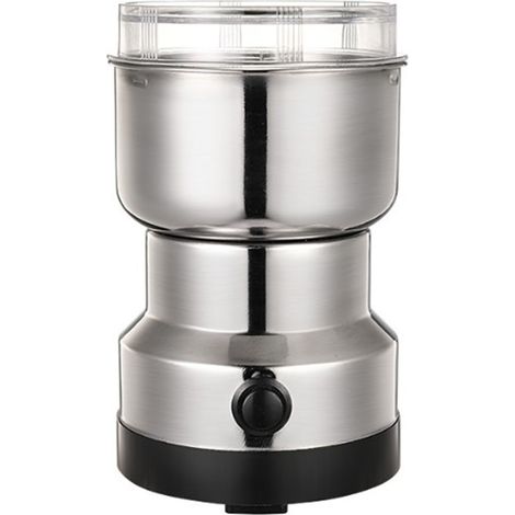 Moulin électrique à grains 400ML 150W, broyeur à poudre fine en acier inoxydable 304, 4 lames, machine de meulage 220V norme UE (1/5)
