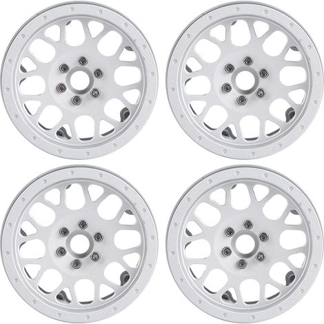 Jantes Beadlock 4 pièces pour Traxxas TRX4, SCX10 90046 et KM2 - Voiture RC Crawler (Irregular) (1/5)