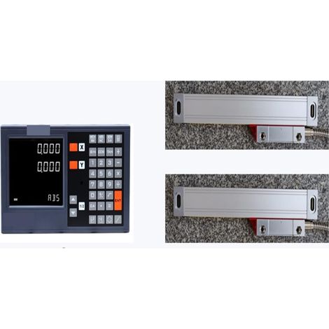 Échelle linéaire numérique Dro 2 axes 3 axes 2023 Kit de lecture numérique YH200-2 YH200-3 ensemble codeur linéaire échelle linéaire 5U 5V TTL for Machines WM180V pour la machine de tour de fraisage d (1/5)