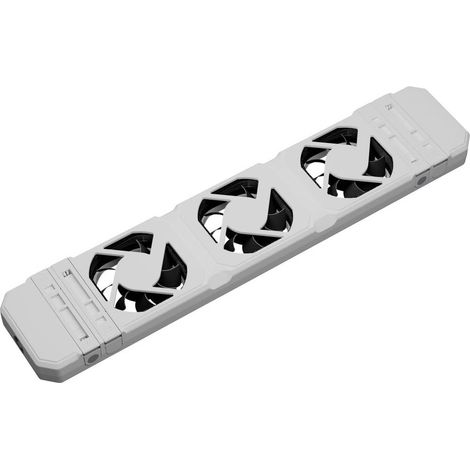 Technaxx TX-302, ventilatore per radiatore ad alta efficienza energetica per radiatori e convettori da 50-70 cm - Silenziosissimo, accensione/spegnimento automatico con sensore di temperatura (1/5)