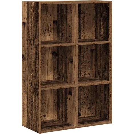 Maison Exclusive - Bücherregal/Sideboard Altholz-Optik 66x30x98 c