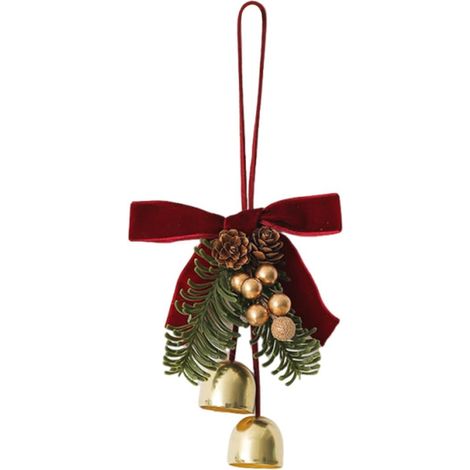 Decoración de Noël Polyvalente en Métal, Pendentif Porte et Sapin Ambiance Festive Chaleureuse et Durable pour Intérieur (1/4)