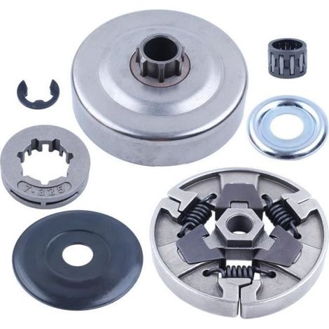 Kit Embrayage Tambour Pignon Pour Tronçonneuse - Compatible Stihl 024 024AV 026 026 PRO MS240 MS260 MS260C MS261C - 7 Pièces (1/4)