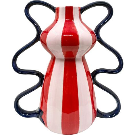 Table Passion - Vase Pop rose rouge 30 cm