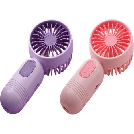 Mini ventilateur de poche portable, ventilateur de poche personnel, rechargeable par USB (1/5)