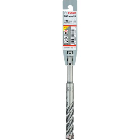 Brocas martillos perforadores SDS Plus-5X 15 x 100 x 160mm BOSCH 2608833822