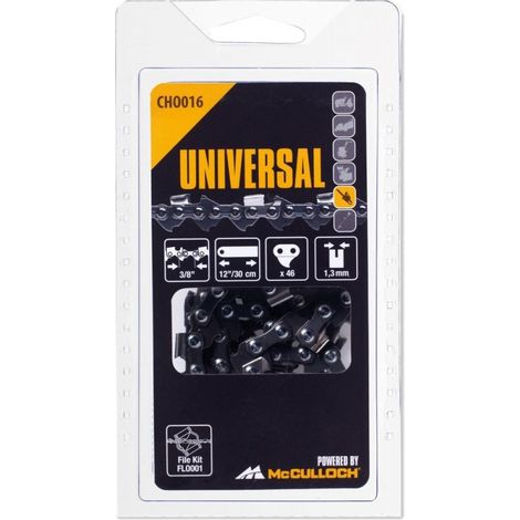 Universal by McCulloch Chaîne Low Profile Semi Chisel 3/8" CHO016 - 00057-76.151.16