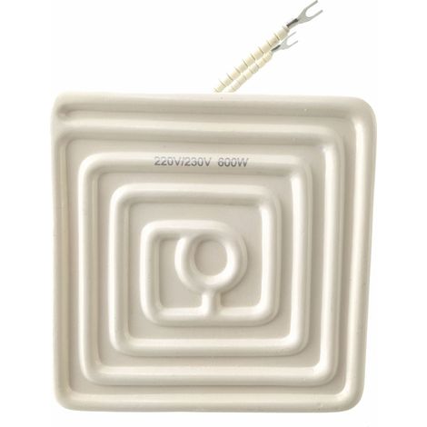 Calentador IR ceramico 12x12cm 600w BLANCO (1/2)