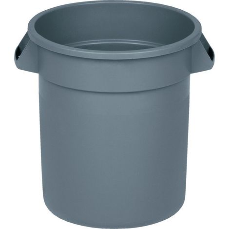 Cestino multiuso grigio 38l PE esterno Ø400xH435mm RUBBERMAID