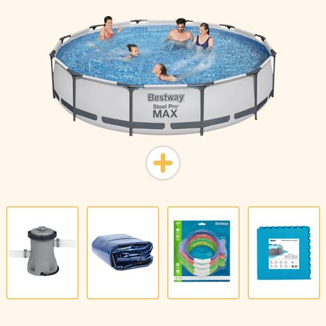 Bestway Bestway Steel Pro MAX Ronde - 366x76 cm - 5-pièces S229 (1/5)