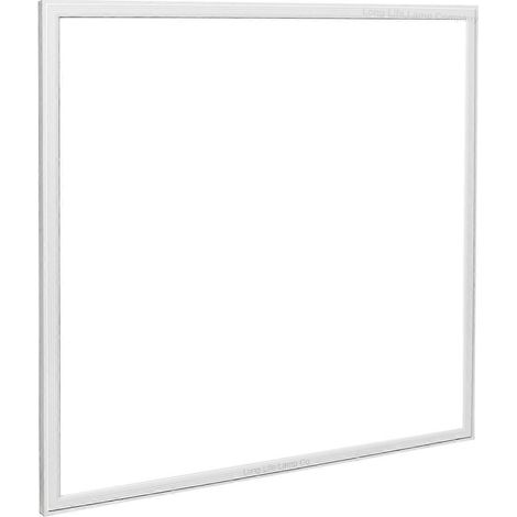 Panneau LED encastré de plafond 48 W, 600 x 600 mm, blanc 6000 K, avec driver, pour bureaux et habitations. (1/5)