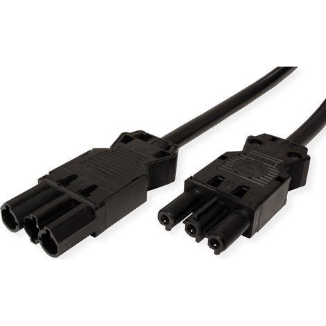 BACHMANN RALLONGE D'APPAREIL GST18-3 PRISEPRISE FEMELLE, NOIR, 4 M 375.0551