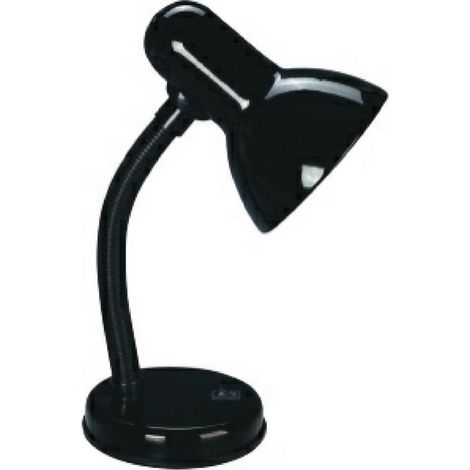 Flexo de Escritorio Negro E27 25w
