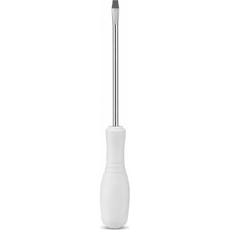 Tournevis plat 6 pouces à tige blanche 26 cm (1/5)