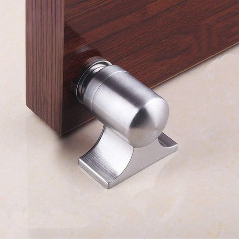 Filiyano-Ferme-porte magnétique en acier inoxydable, ferme-porte invisible, ferme-porte magnétique puissant à super ventouse, facile à installer (1/5)