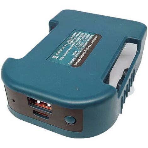Adattatore di ricarica USB compatibile con batterie agli ioni di litio Makita da 18 V BL1830 BL1860 BL1850 BL1815 (1/5)