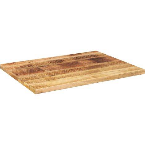 Maison Exclusive - Piano per Tavolo 70x60x2,5cm Rettangolare Legno di Mango Grezzo (1/5)