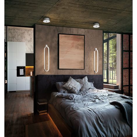 LAMPARA 1L LED COLETTE  CROMO (1/5)