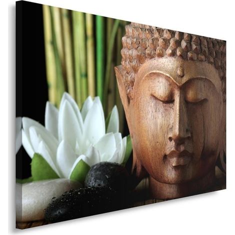 Quadro su tela, Fiori di bamb๠di Buddha - 120x80 (1/5)