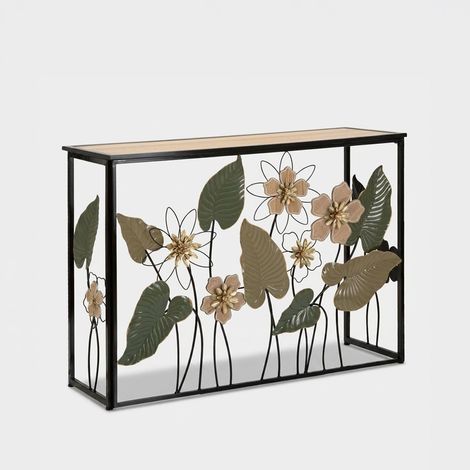 Consola de entrada moderna en metal y MDF Spring (1/5)