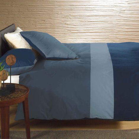 Parure de lit 4 pièces en 100% coton Housse Couette Douce et Elégante, Lavable et Facile d’Entretien Housse de Couette 200x200 et Autres Tailles (1/2)