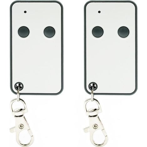 433.92 Gate Remote Control, 2 Channel Garage Door Remote Control Compatible with Roger E80 TX52R/E80 TX54R/ H80/TX1M80, Fixed Code, Gate and Garage Door Remote (Pack of 2) (1/5)