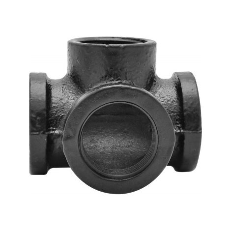 Supporto MyTube per 4 tubi, diametro 25 mm, nero opaco SANS MARQUE
