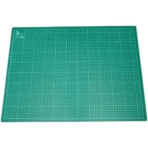 A1 Self Healing Cutting Mat, Universal Green Anti-Slip Cutting Mat with Pre-Printed Grid Lines - Rectangular Self Healing Blade-Resistant Core High-Density Angle Metric for Accurate Cutting Crafting