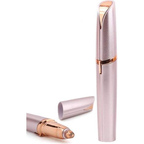 Épilateur électrique pour sourcils, indolore et portable, avec lumière intégrée. (1/3)