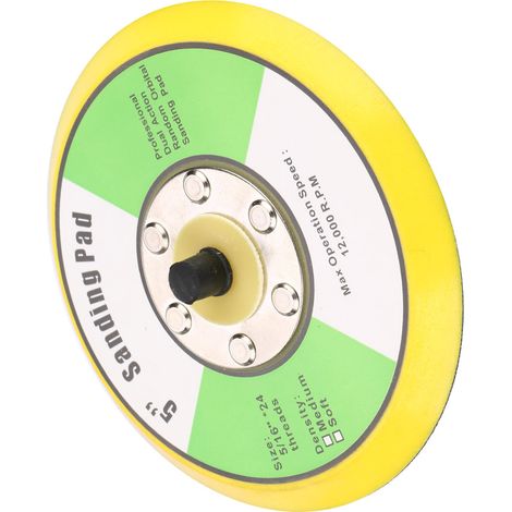 125 mm Schleif- und Polierpad mit Klettverschluss und M8-Gewinde (1/5)
