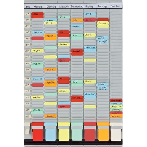 Franken PV-SET3 - Planning con schede T, 47,4 x 78 cm, 7 + 1 indice, 35 pz. (1/5)