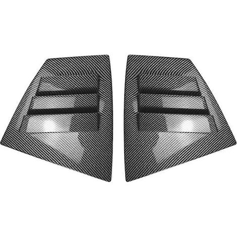 Garniture de volets, persiennes triangulaires de lunette arrière pour VA 2014-2021 en fibre de carbone (1/5)