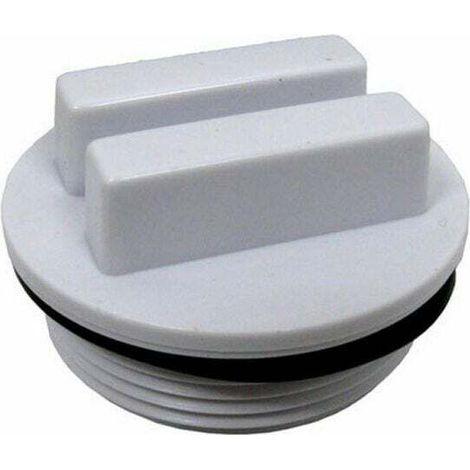 Tappo di scarico con O-ring da 1 1/2 pollici – Bianco – Codice articolo SP1022C – Impermeabile e universale per vasche da bagno e lavandini