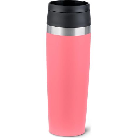 Travel Mug Isotherme Fermeture Quick Press 500ml Rose Poudré (1/5)