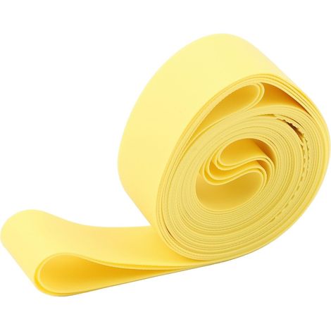 Set of 2 PVC puncture protection strips for 18mm bicycle tires, Yellow, 27.5 (1/5)