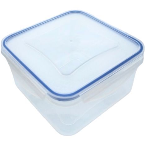 CONTENITORE QUADRO IN PLASTICA 'SUPERLOCK' lt 0,7 - cm 13 x 13 x h.6,9