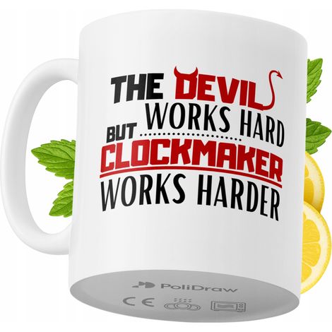 Taza para relojero. Divertida taza de café o té con diseño gráfico y texto humorístico. Taza ideal para cumpleaños, santos y días festivos. Taza premium para ocasiones especiales en casa, la oficina o (1/5)