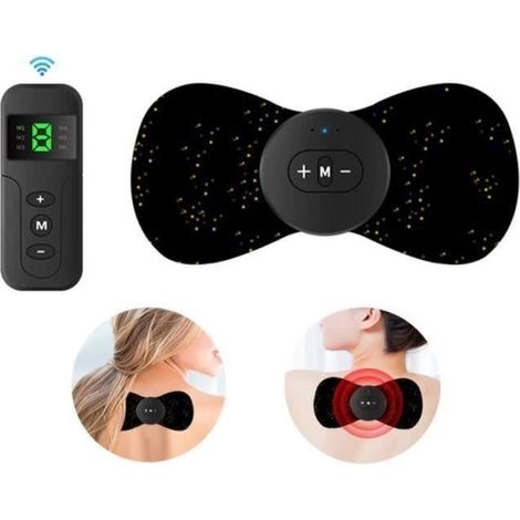 Mini appareil de massage électrique cou masseur cervical multifonctionnel épaule taille bras jambe autocollants de massage 725 (1/4)