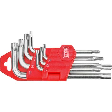 JUEGO LLAVE TORX CON AGUJERO STEIN LARGA CR-V 9 PIEZAS (1/3)
