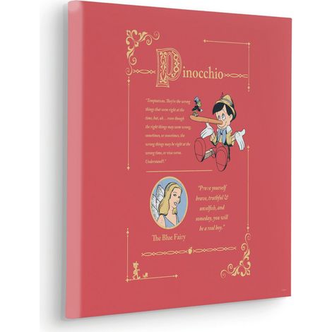 Tableau mural Pinocchio Vice Versa 40x40 cm (1/5)