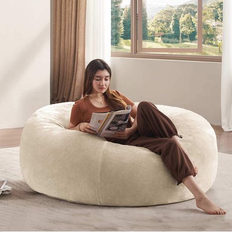 Poltrona sacco pieghevole in spugna 5FT OKMYHOME (1/4)