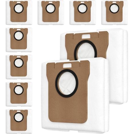 10PCS Dust Bags for Xiaomi X10+ / X20+, X20 Pro/Max, for Dreame L20/L10s/L10/L10s Pro/L50 Pro Ultra, L20 Ultra/X40/X50 Ultra Complete Vacuum Cleaner, S10, S10 Pro, S20, S20 Pro