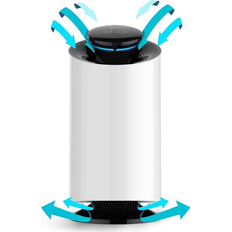 MINKUROW Purificatore d'aria antizanzare a carbone attivo - Purificatore d'aria domestico multifunzione Anti acari della polvere Filtro per fumo di sigaretta, antizanzare, assorbitore di umidità, asso (1/5)