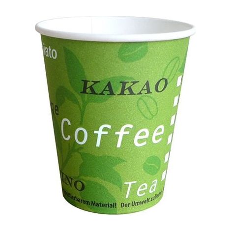Braun & Company Becher Kaffee ByNature 10 Stück Partydekoration