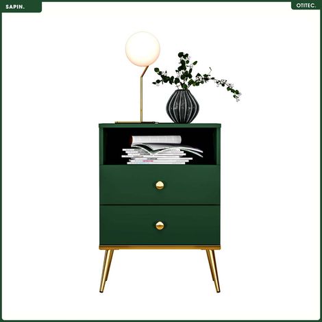 Table de Chevet - H.70 x L.50 x P.34 cm - SAPIN (1/5)
